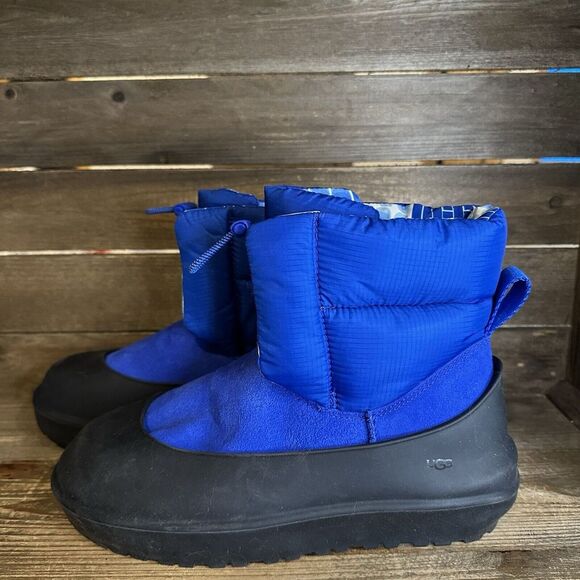New $180 Womens UGG Classic Maxi Toggle‎ Blue Winter Boots Size 8 M - Picture 2 of 8